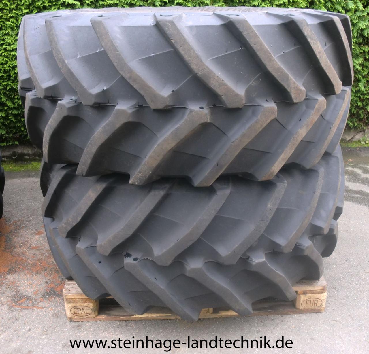 Trelleborg Satz gebr. Räder 600/65R28 und 650/65R42 / 10-Loch / Trelleborg