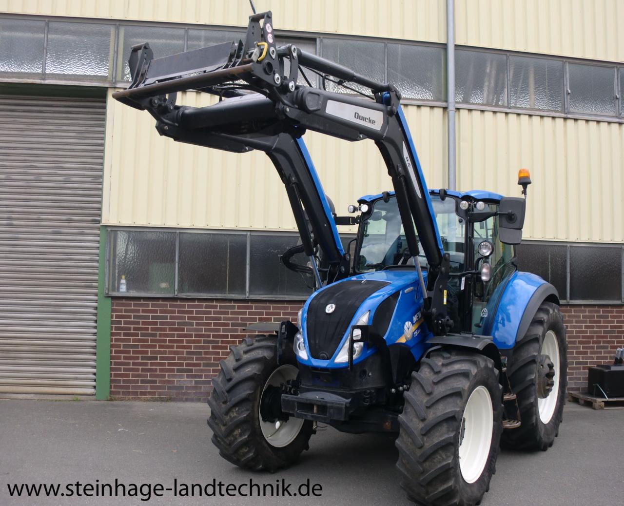 New Holland T5.100 EC / Druckluft / Klima / Quicke-Frontlader / 1. Hd.