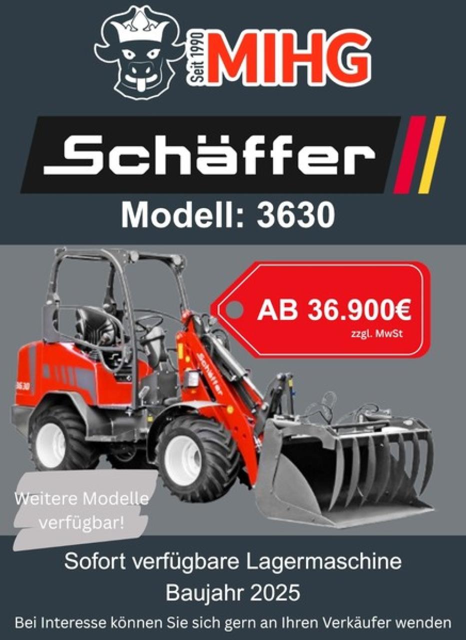 Schäffer 3630 MIT ROPS FAHRERSCHUTZDACH