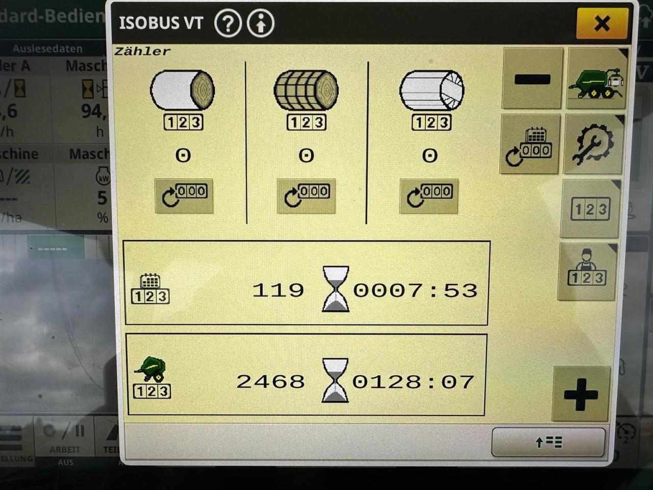 John Deere C441R Above