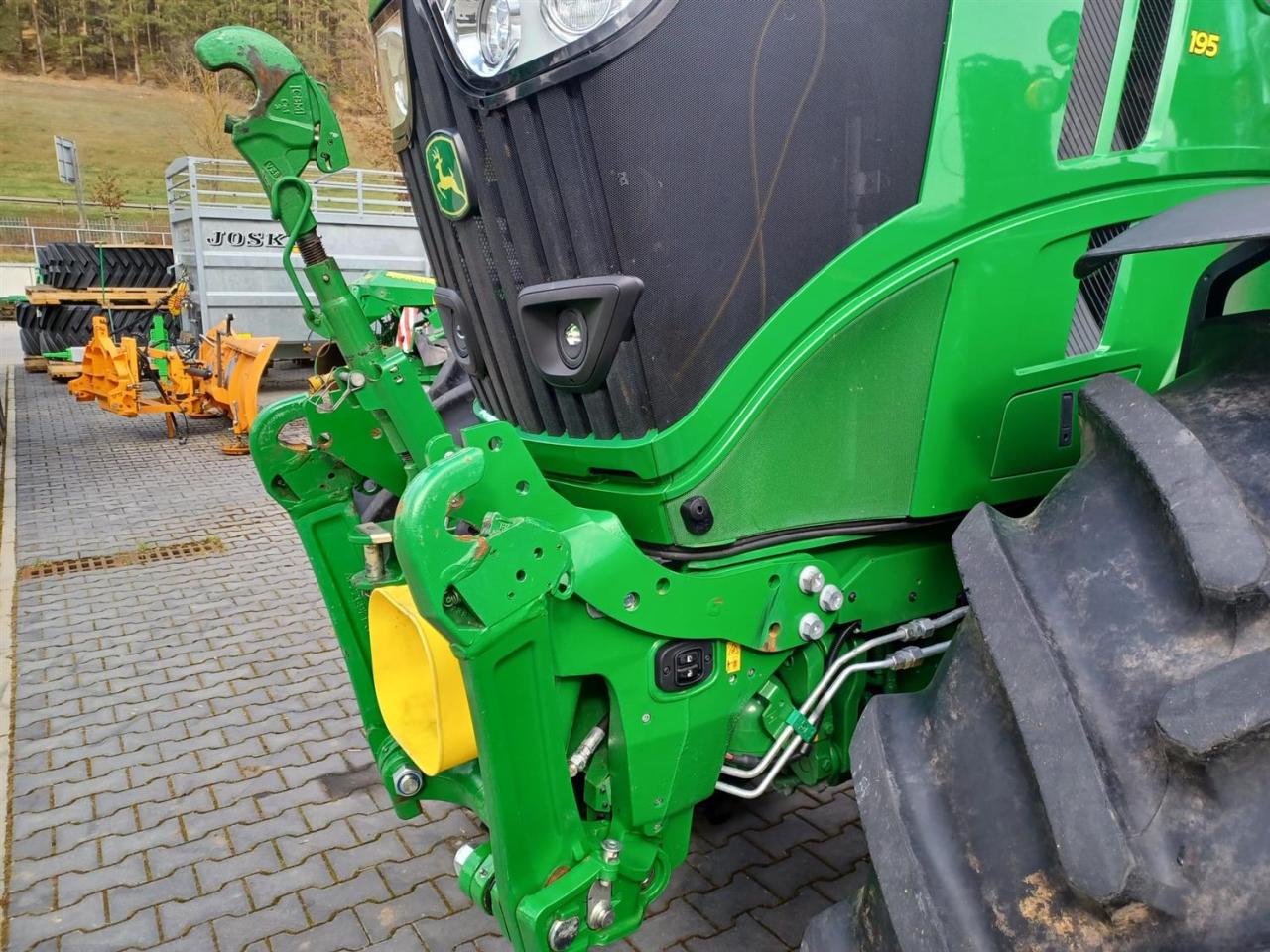John Deere 6R 195 - Steckachse, Command PRO Rear