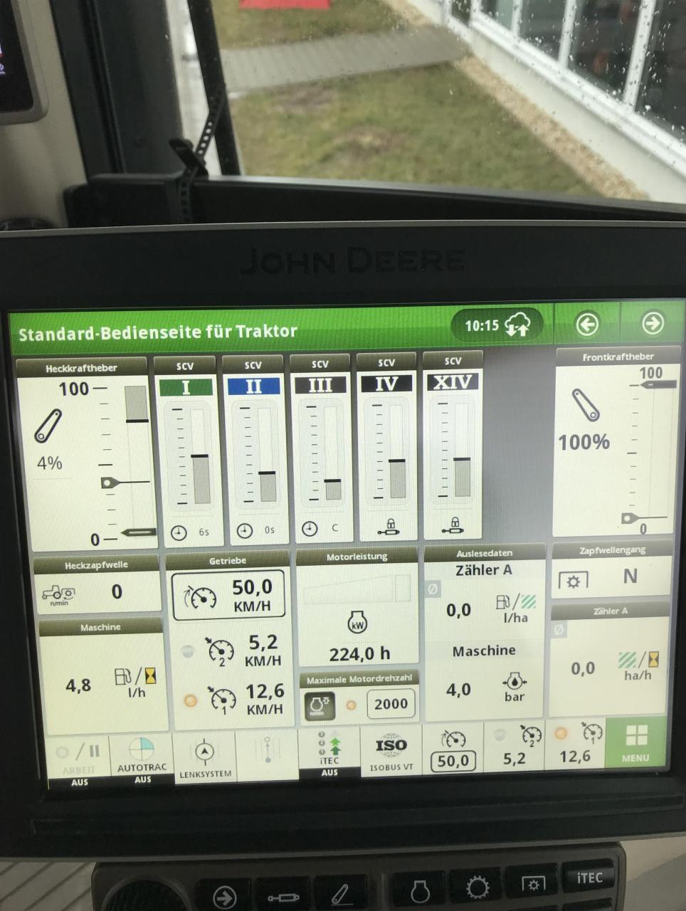 John Deere 6R 195 Aerial