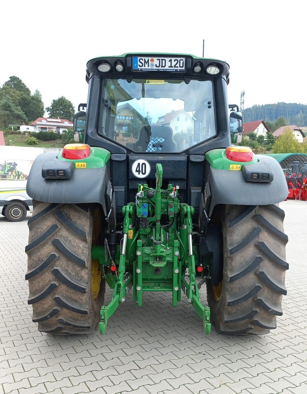 John Deere 6120M Rear