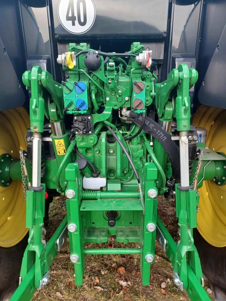 John Deere 6110M Inside