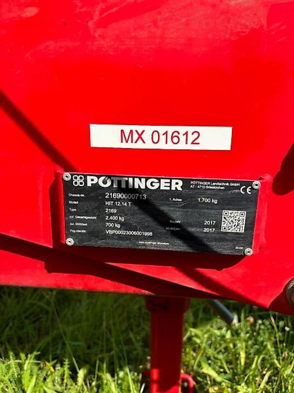 Pöttinger Hit 12.14 T Rear