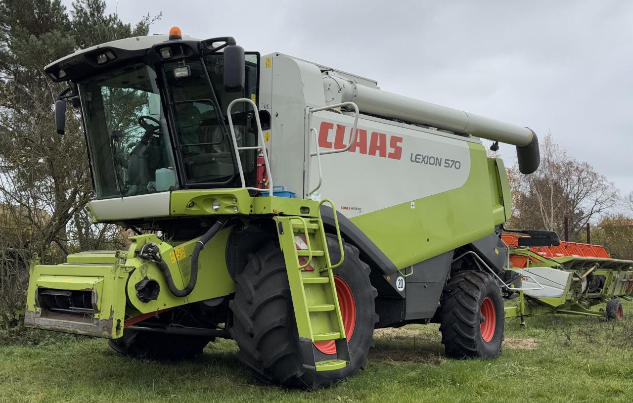 CLAAS Lexion 570, Vario 750- wenig Stunden