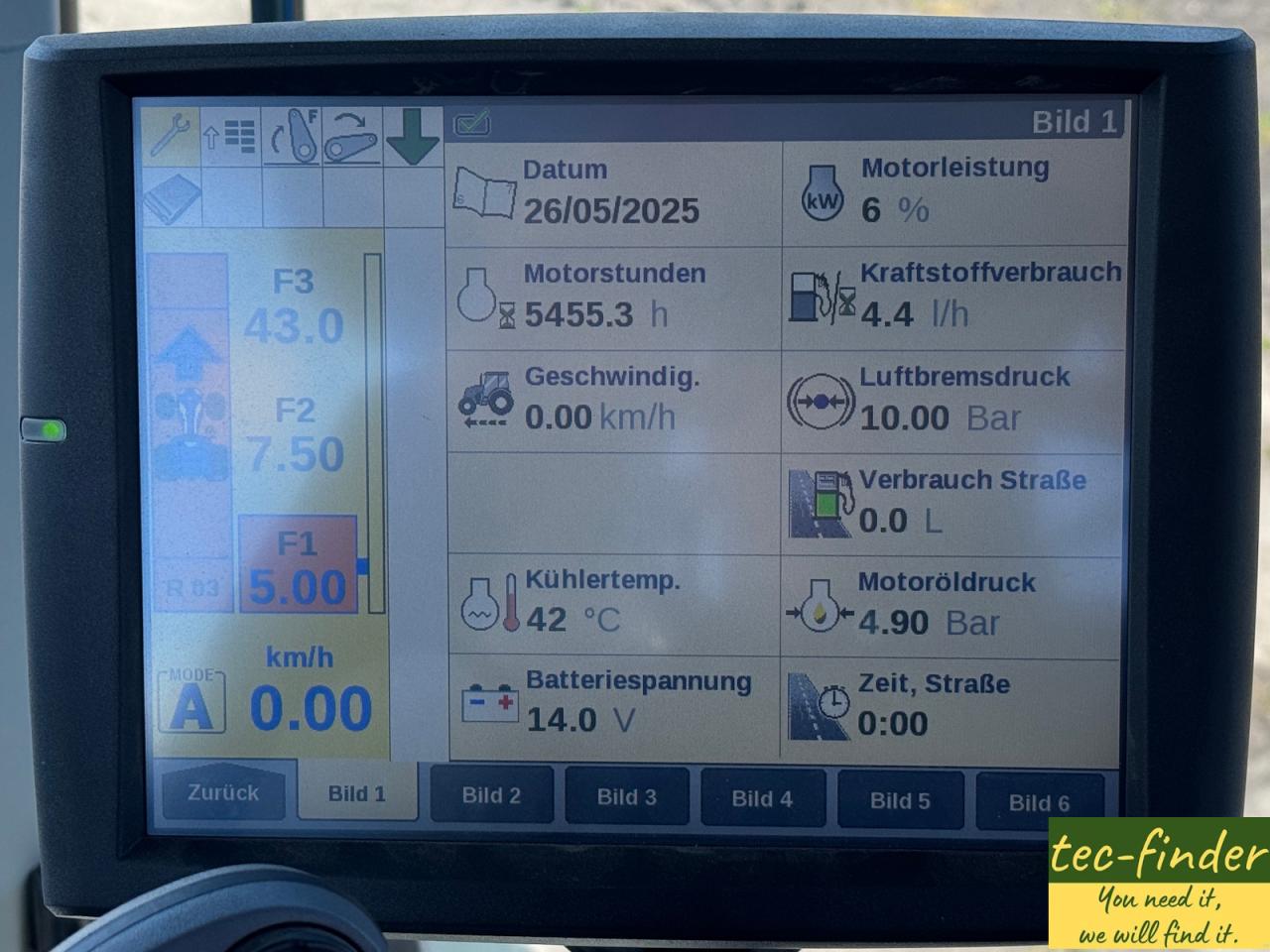 New Holland T 7.315 AC Rear