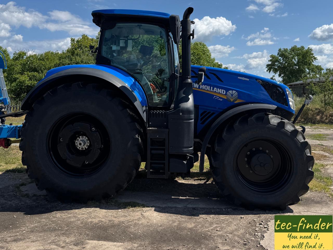 New Holland T 7.315 AC Inside